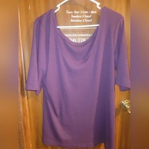 Purple blouse